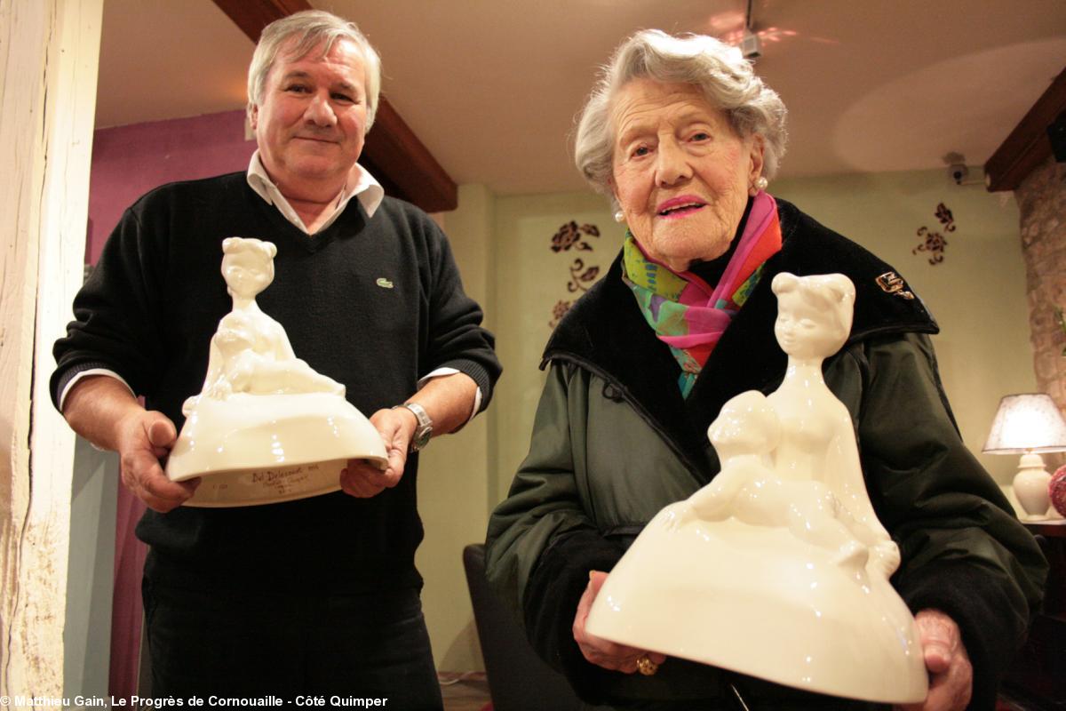 Bel Delecourt et Jean-Pierre Le Goff présentent la "Maternité" - Photo : Matthieu Gain