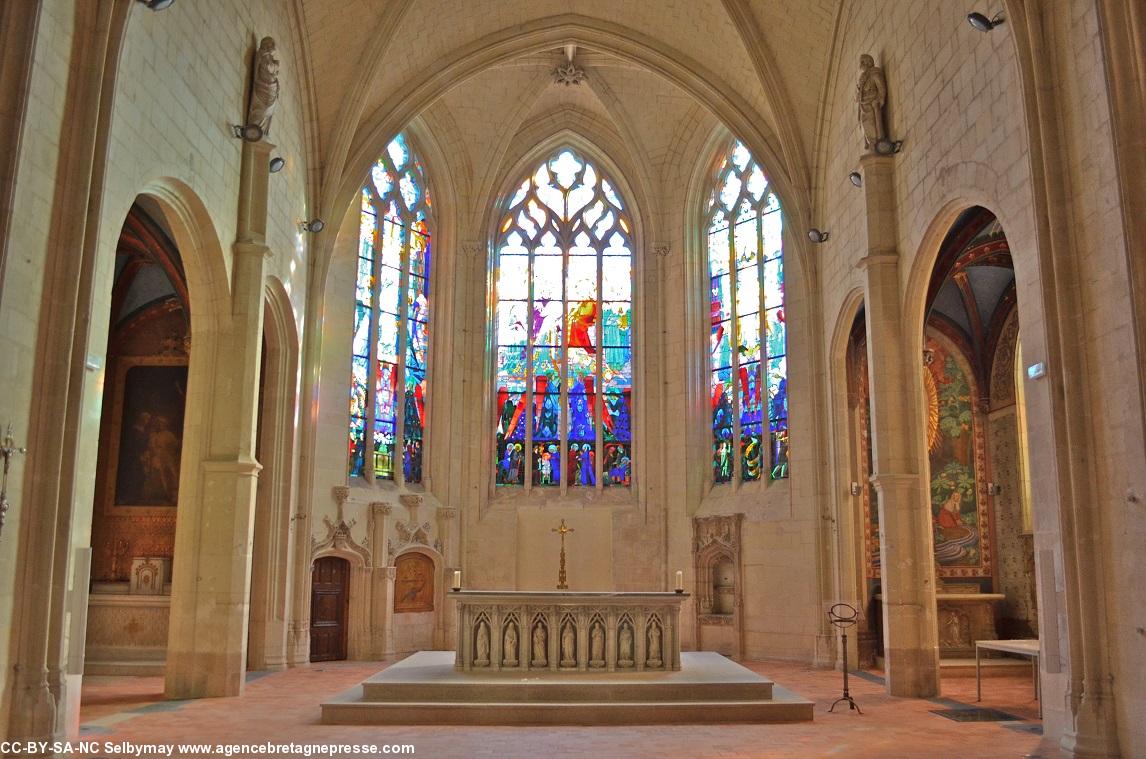 Ancienne église des Minimes, aujourd'hui chapelle Notre-Dame de l'Immaculée Conception, rue Malherbe, Nantes.