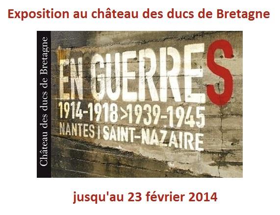 Affiche réduite de l'exposition au château des ducs de Bretagne.