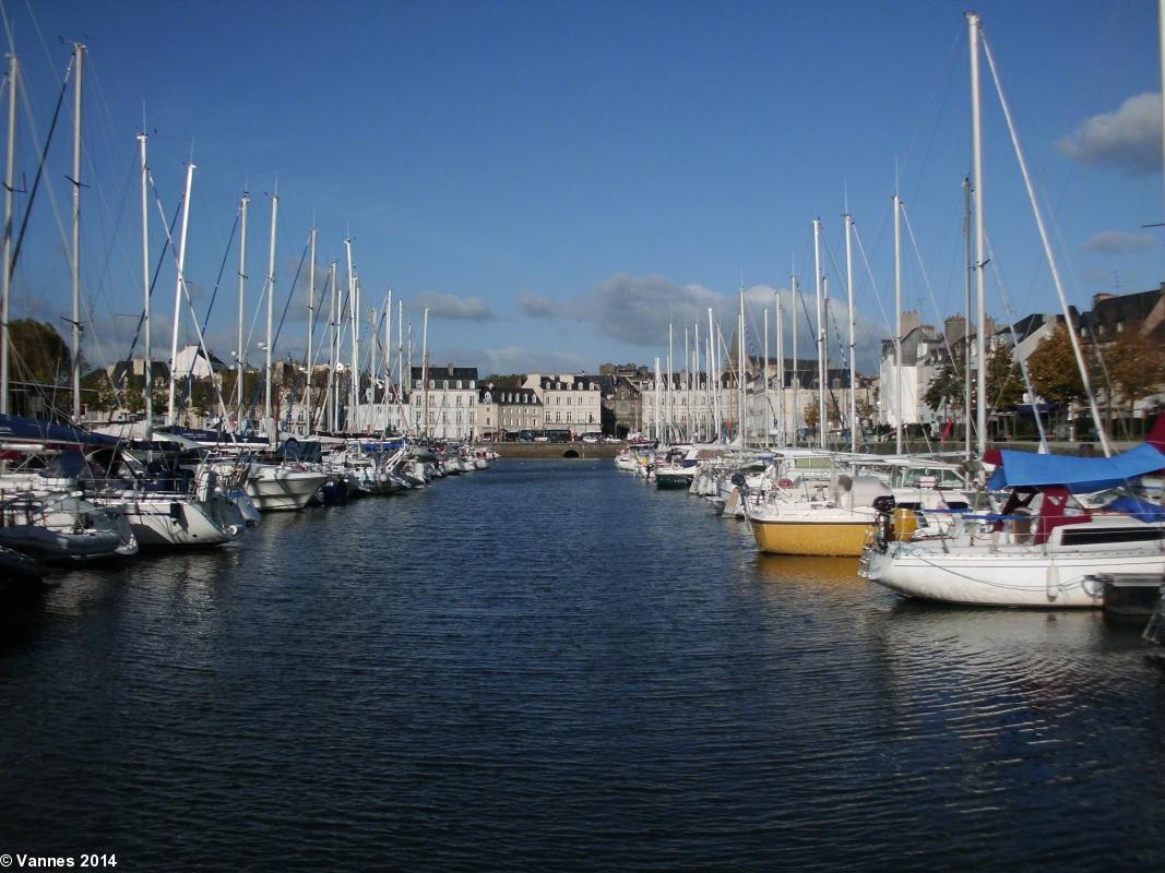 Le Port de Vannes, dernier endroit à peu près animé de Vannes...