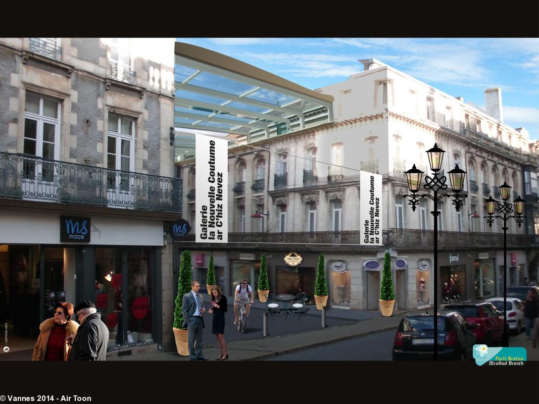 Suggestion pour l'aménagement de la rue du Mené