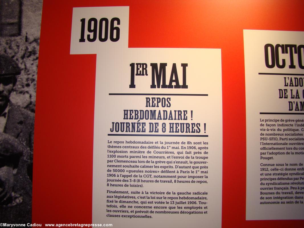 Histoire du syndicalisme ouvrier en Basse-Loire. Exposition à l'Hôtel du Département. Histoire du syndicalisme ouvrier en Basse-Loire. Exposition à l'Hôtel du Département.