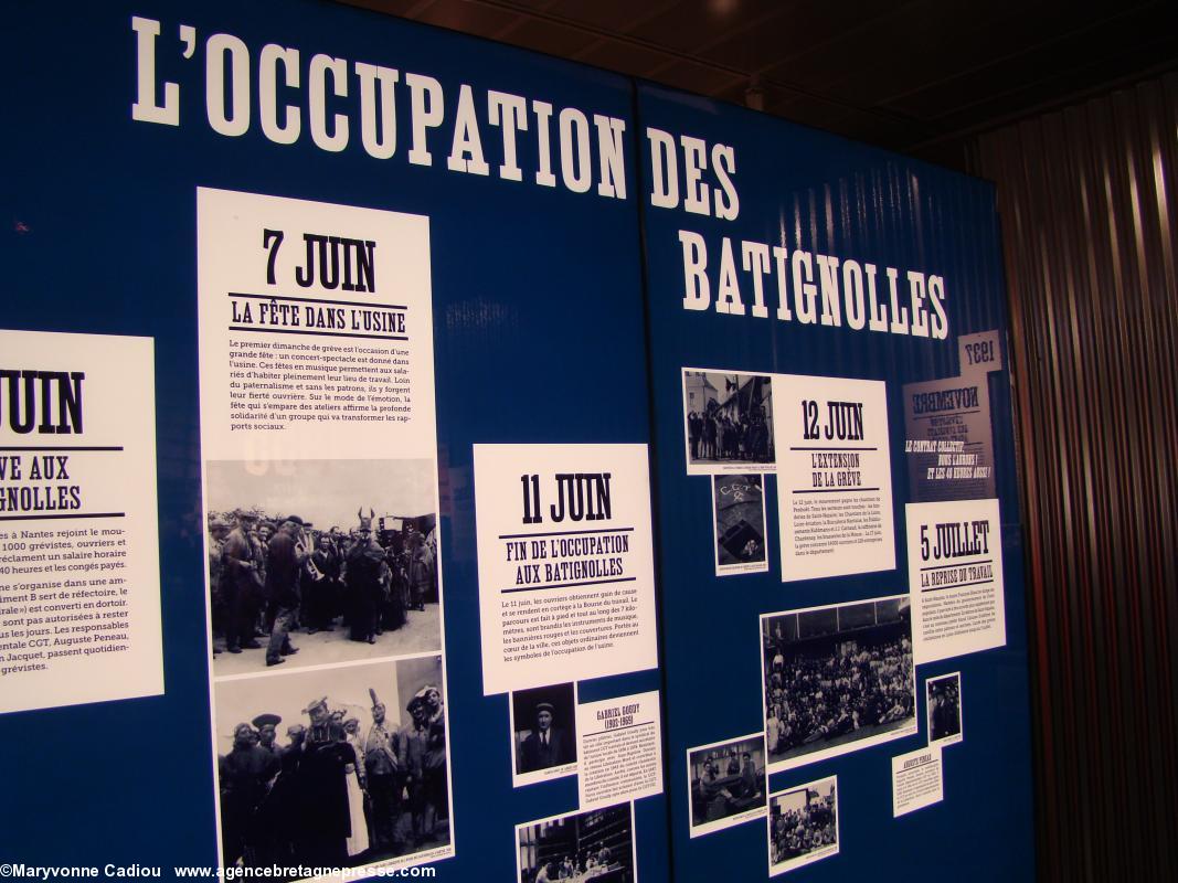 Histoire du syndicalisme ouvrier en Basse-Loire. Exposition à l'Hôtel du Département. Histoire du syndicalisme ouvrier en Basse-Loire. Exposition à l'Hôtel du Département.