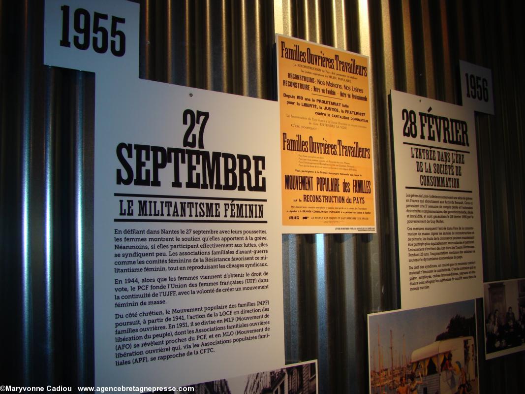 Histoire du syndicalisme ouvrier en Basse-Loire. Exposition à l'Hôtel du Département. Histoire du syndicalisme ouvrier en Basse-Loire. Exposition à l'Hôtel du Département.