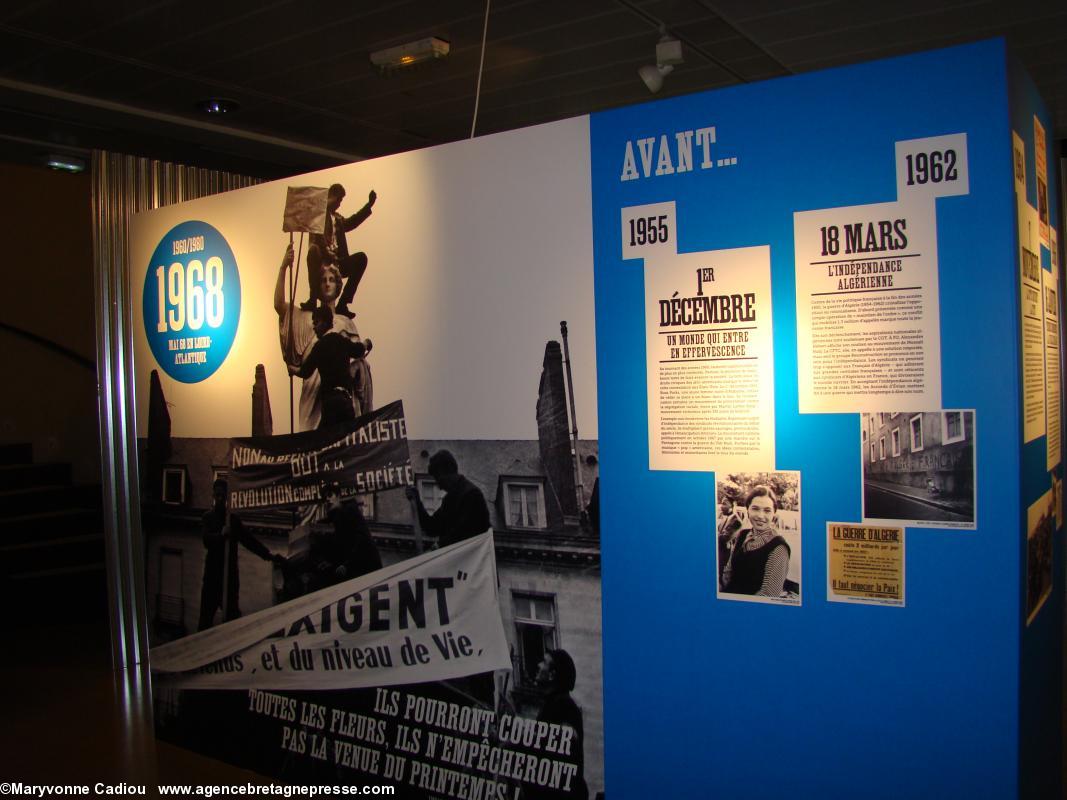 Histoire du syndicalisme ouvrier en Basse-Loire. Exposition à l'Hôtel du Département. Histoire du syndicalisme ouvrier en Basse-Loire. Exposition à l'Hôtel du Département.