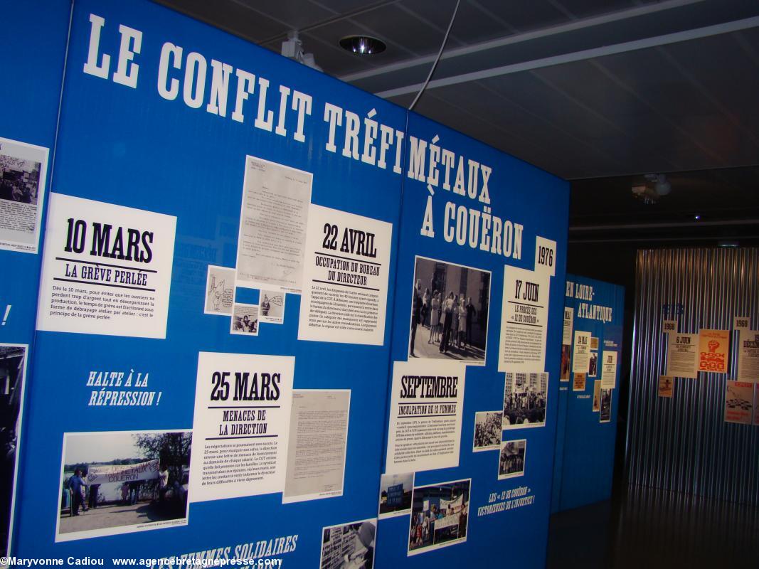 Histoire du syndicalisme ouvrier en Basse-Loire. Exposition à l'Hôtel du Département. Histoire du syndicalisme ouvrier en Basse-Loire. Exposition à l'Hôtel du Département.