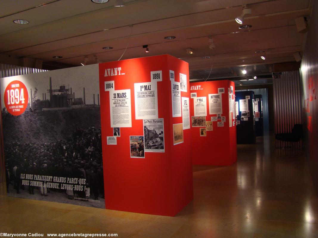 Histoire du syndicalisme ouvrier en Basse-Loire. Exposition à l'Hôtel du Département. Histoire du syndicalisme ouvrier en Basse-Loire. Exposition à l'Hôtel du Département.