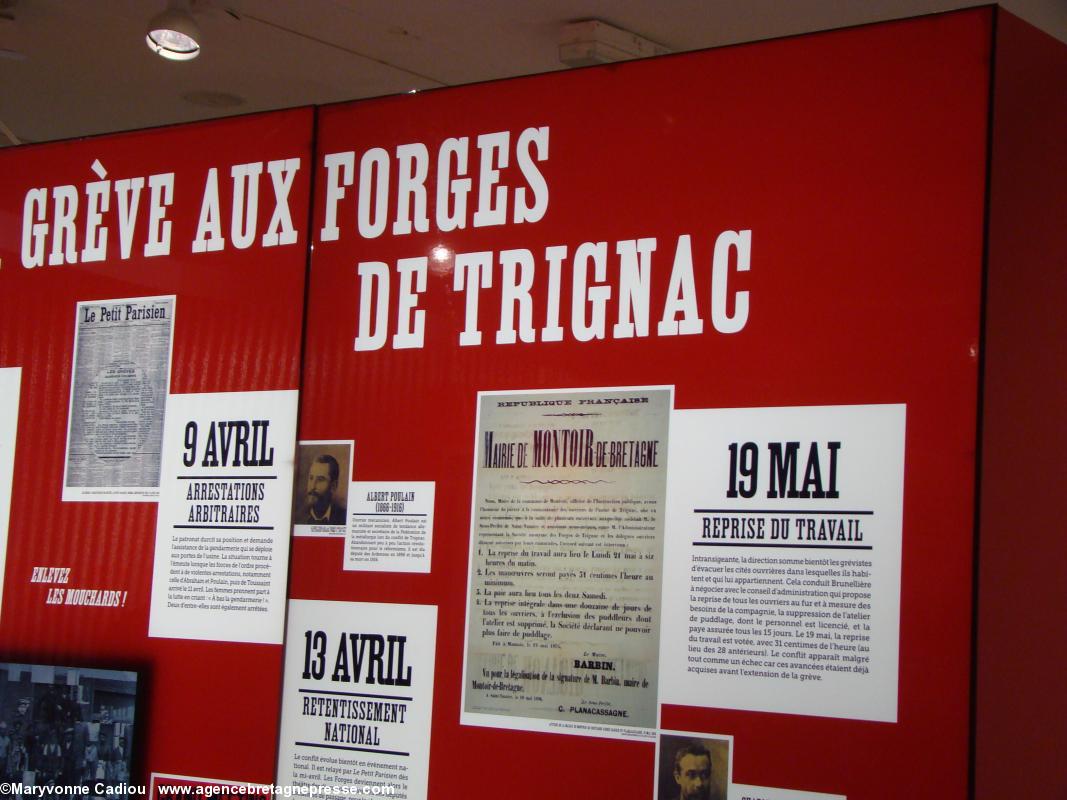 Histoire du syndicalisme ouvrier en Basse-Loire. Exposition à l'Hôtel du Département. Histoire du syndicalisme ouvrier en Basse-Loire. Exposition à l'Hôtel du Département.