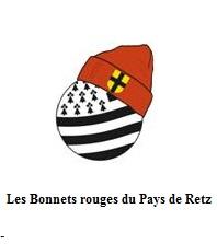 Logo et bonnet spécifiques aux Bonnets rouges du Pays de Retz.