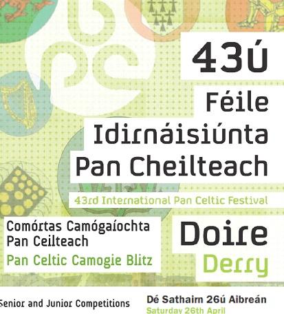 Affiche des compétitions de camogie.