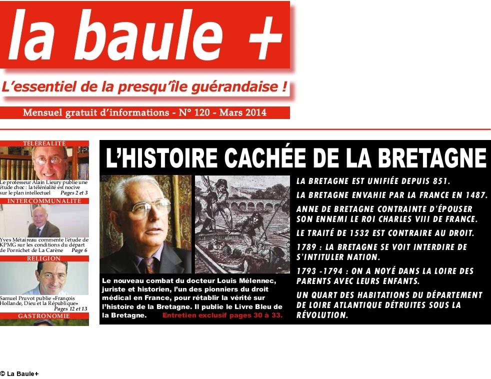 La Baule+ de mars 2014. La Une.