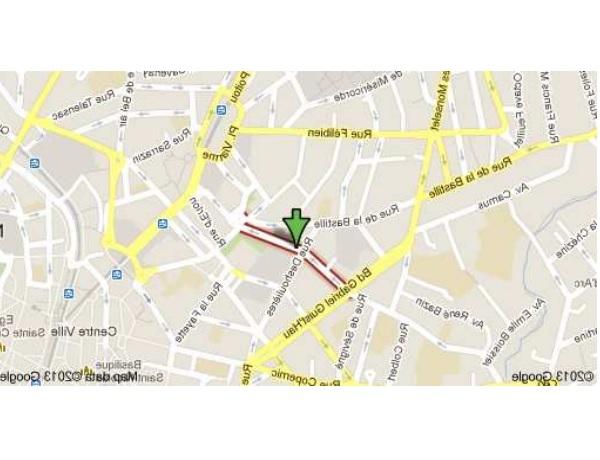 Plan rue Harouys. Nantes.