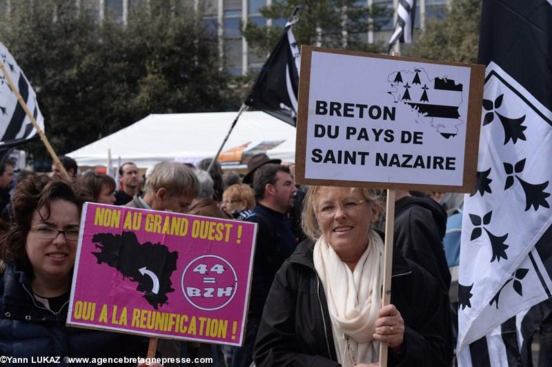 Nantes, 19 avril 2014, manifestation. Pancarte 