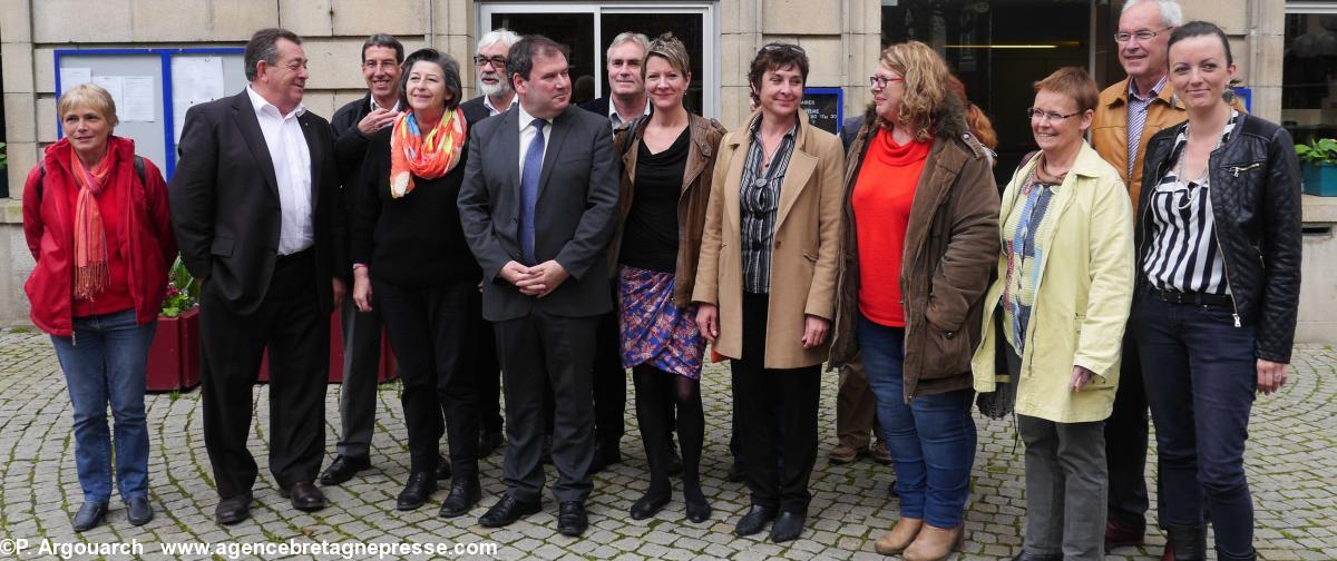 Les candidats de la liste "Europe, nous te ferons"