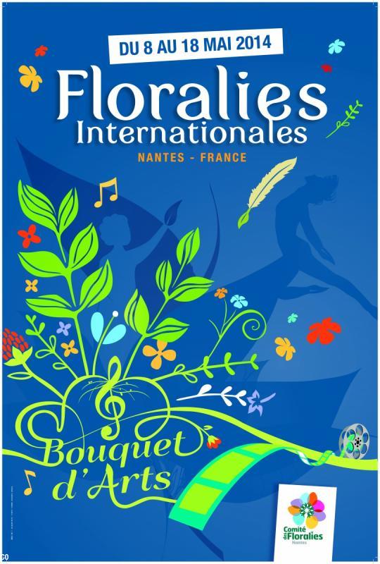Affiche officielle des Floralies 2014. Affiche officielle des Floralies 2014.