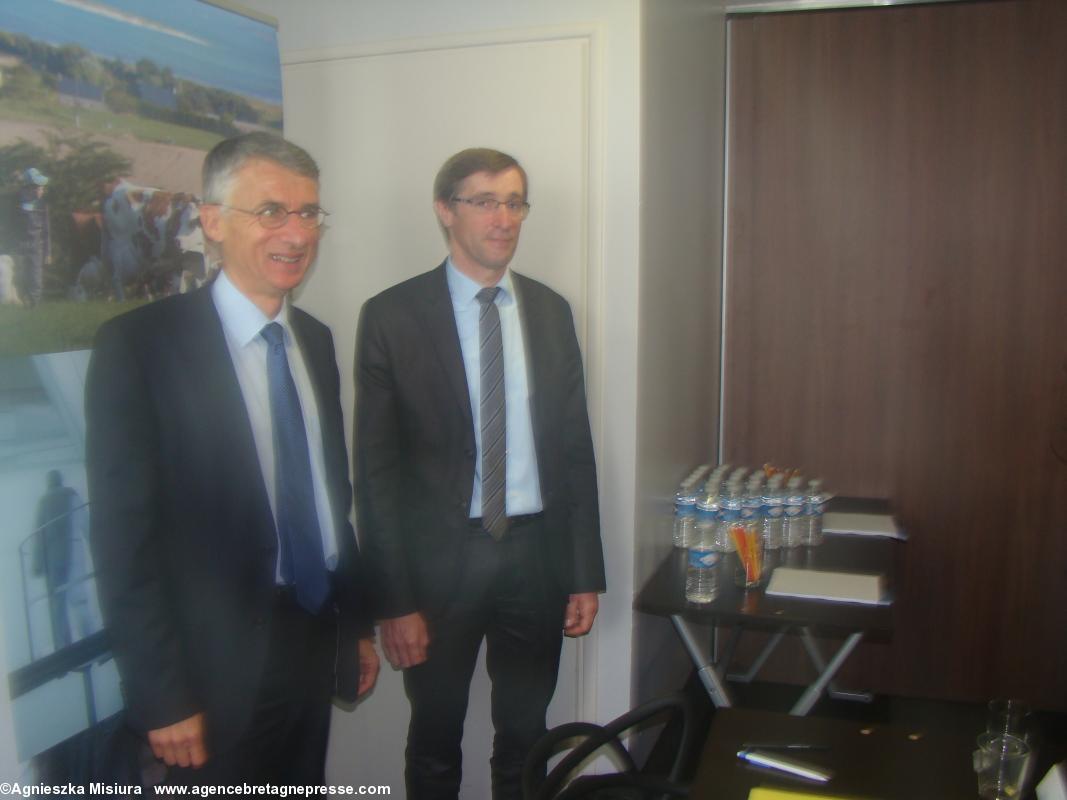 Christian Couilleau , director général de Laita 
Dominique Chargé , président de Laita