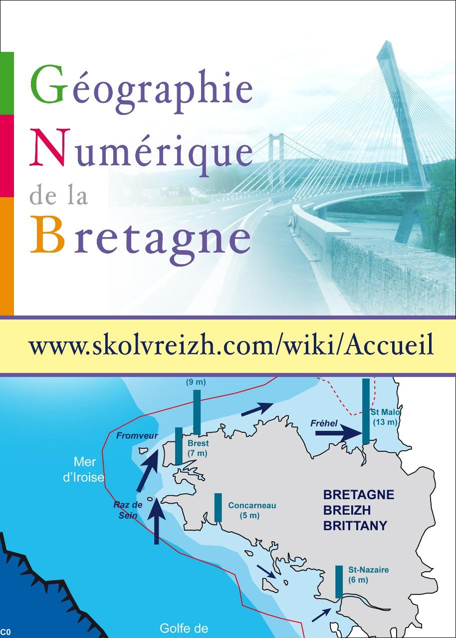 La <i>couverture</i> du livre <i>Géographie numérique de la Bretagne</i>, Skol Vreizh 27 juin 2014.