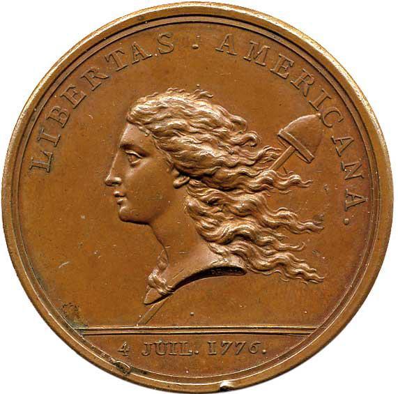 Médaille commandée par Franklin, 1781