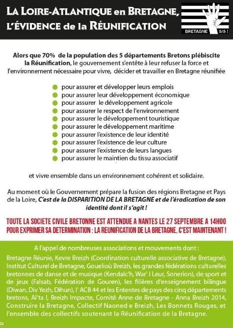 Tract La Loire-Atlantique en Bretagne