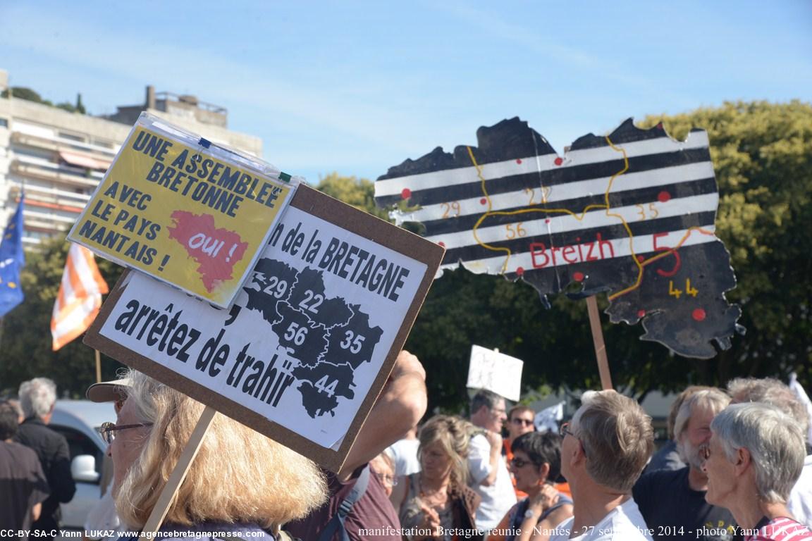 Nantes – manifestation Bretagne réunie – 27/09/2014