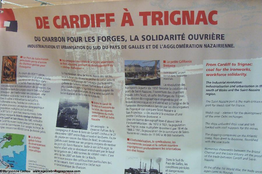 Expo <i>De Cardiff à Trignac...</i> présentée à Trignac salle Lucie Aubrac en nov. 2008. Expo <i>De Cardiff à Trignac...</i> présentée à Trignac salle Lucie Aubrac en nov. 2008.