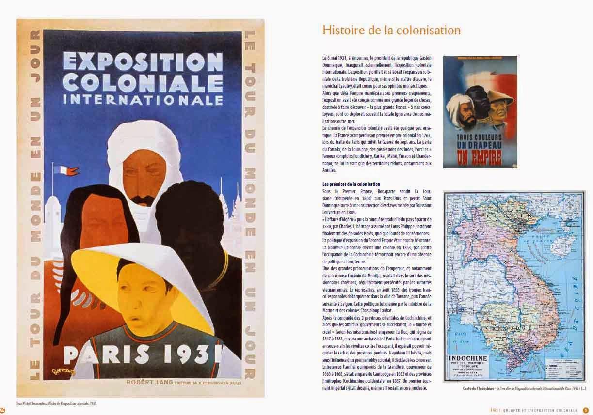 <i>1931. Quimper et l'Exposition coloniale</i>, pages intérieures. <i>1931. Quimper et l'Exposition coloniale</i>, pages intérieures.