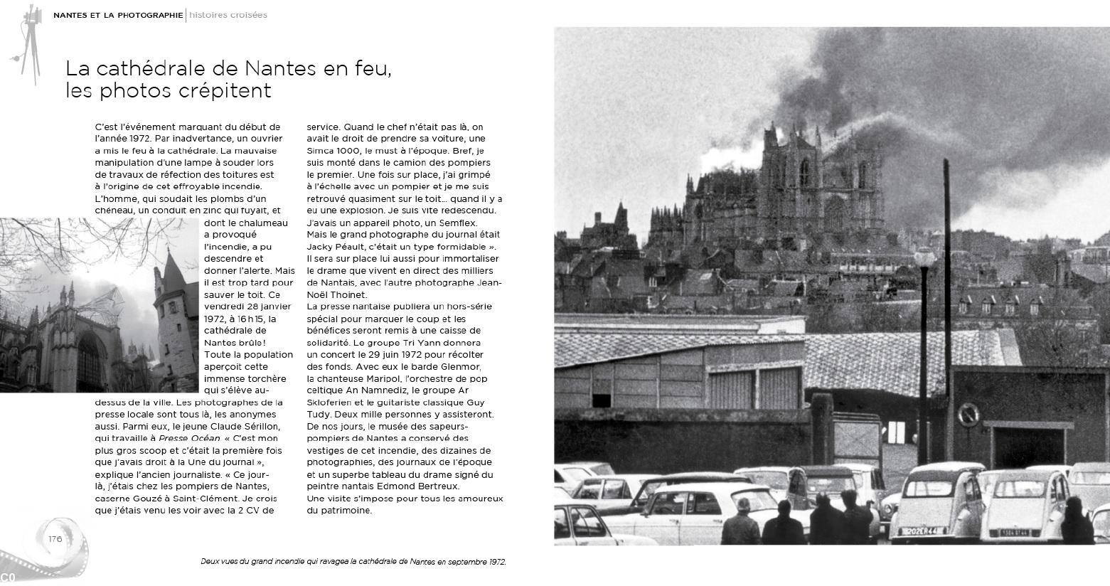 Pages extraites du livre <i>Nantes et la Photographie, histoires croisées</i> de Stéphane Pajot, éd. d'Orbestier, 2014. Pages extraites du livre <i>Nantes et la Photographie, histoires croisées</i> de Stéphane Pajot, éd. d'Orbestier, 2014.