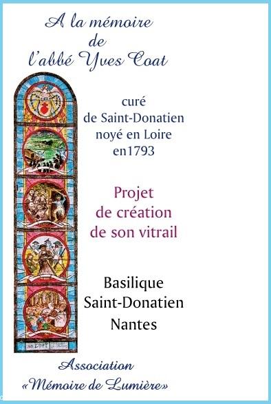 Affiche de la souscription au vitrail. Affiche de la souscription au vitrail.