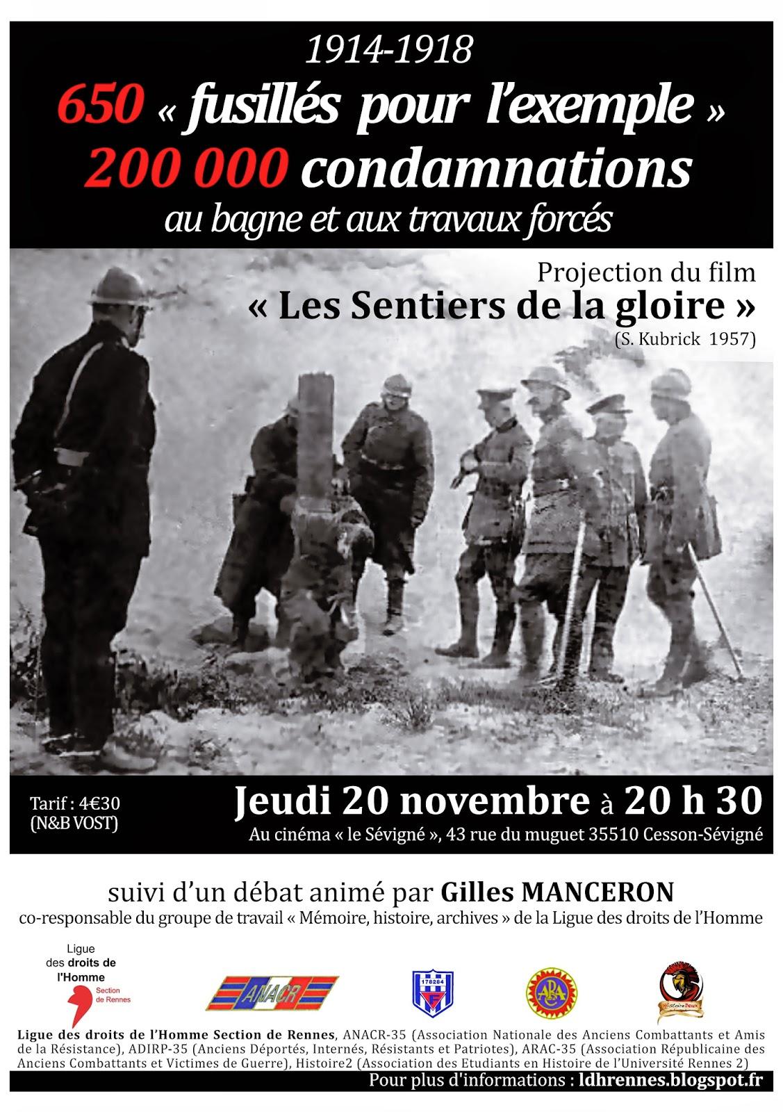 Film projeté près de Rennes ce 20 novembre. Film projeté près de Rennes ce 20 novembre.