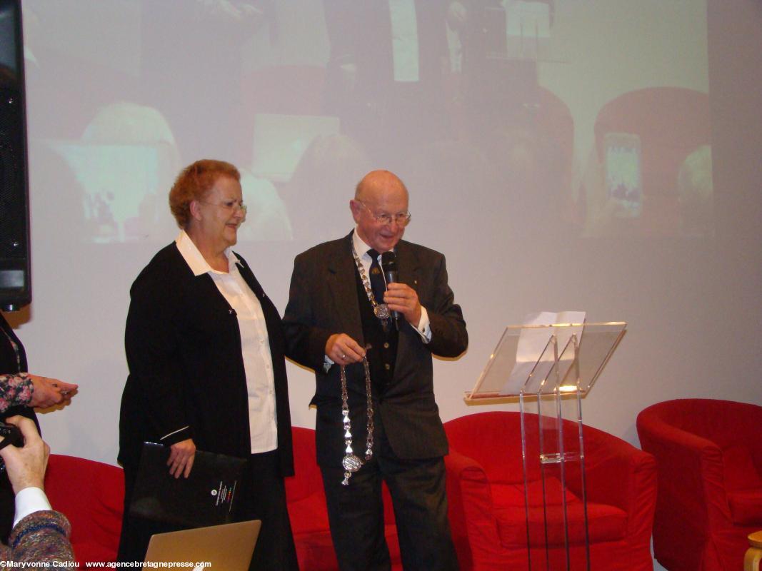 Jacqueline Le Guen-Le Caudey à la Cérémonie des Hermines 2014. Nantes. Jacqueline Le Guen-Le Caudey à la Cérémonie des Hermines 2014. Nantes.
