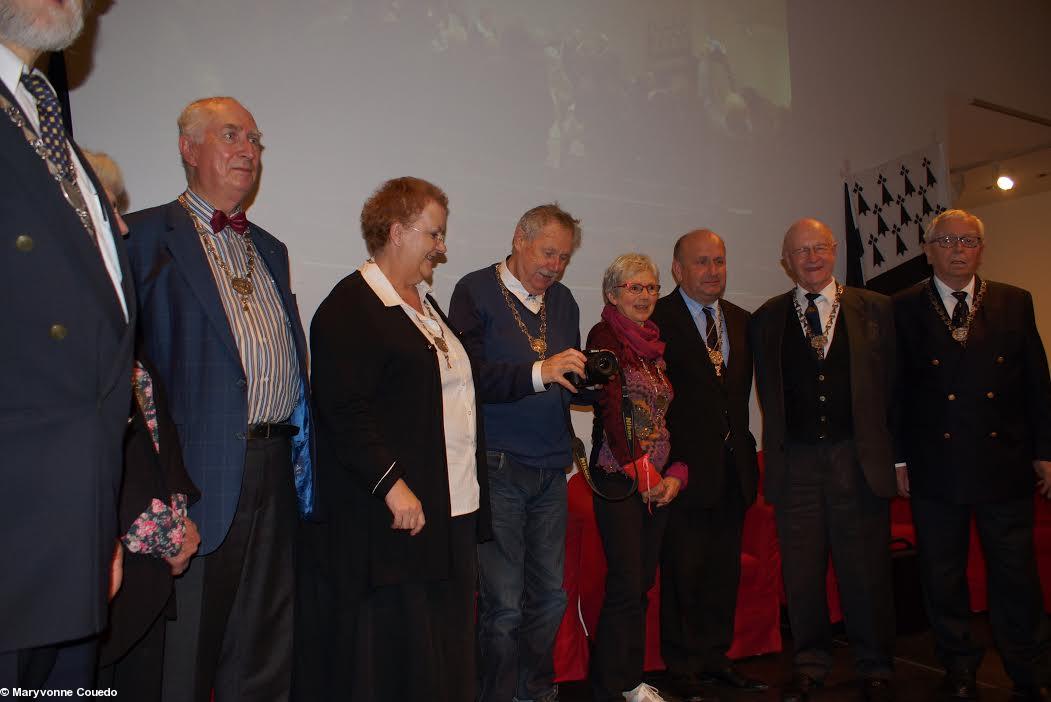 Les herminés présents... Pierre Locquet à droite Les herminés présents... Pierre Locquet à droite