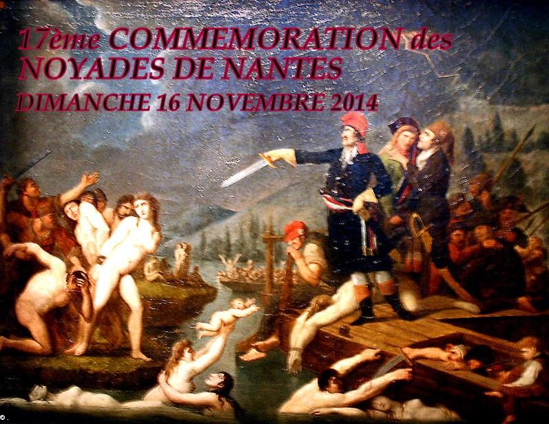 Affiche de la commémoration des Noyades de Nantes. Affiche de la commémoration des Noyades de Nantes.