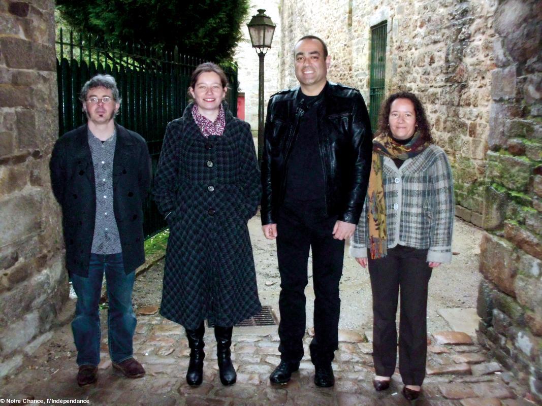 Les candidats de Notre Chance, l'Indépendance