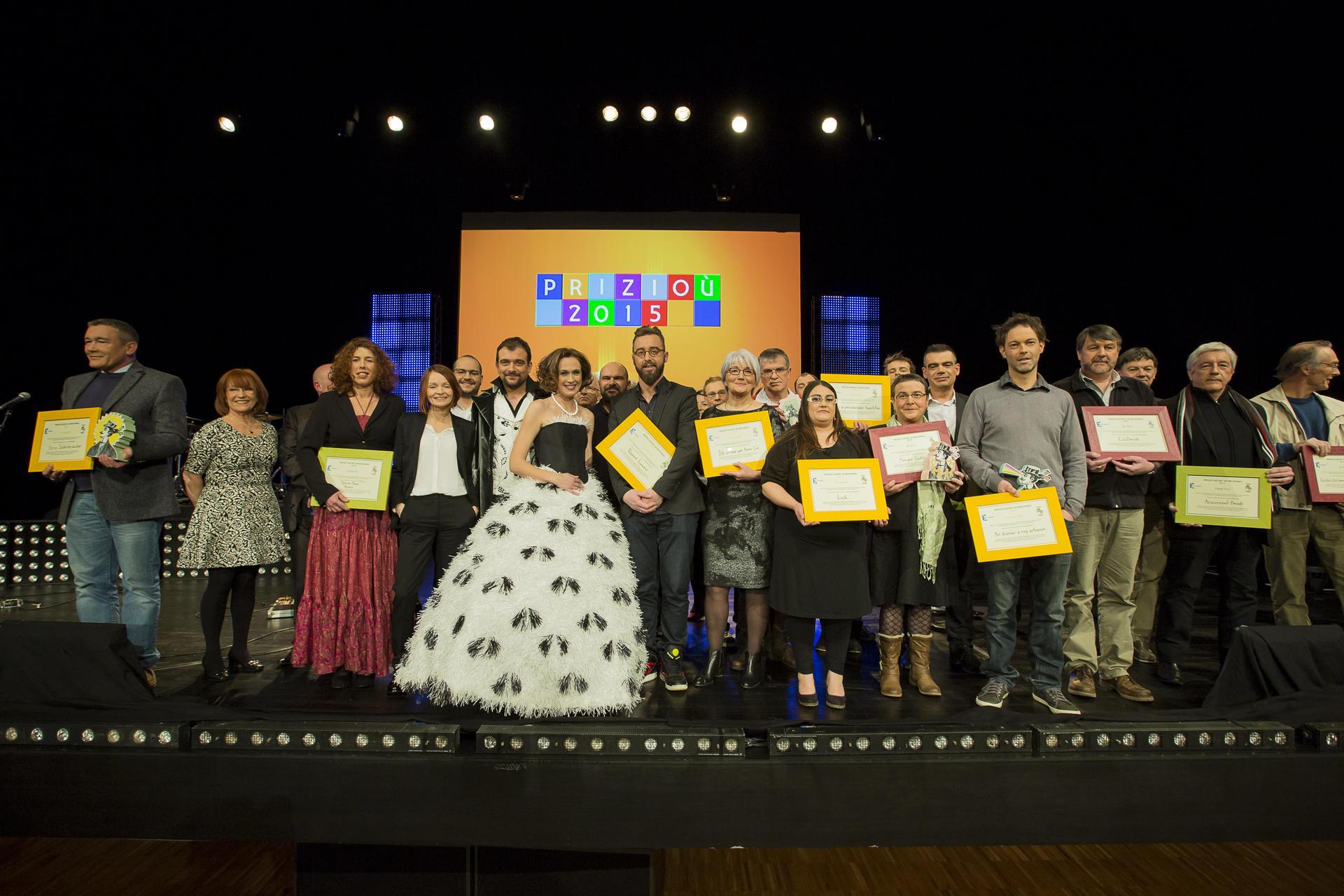 Les lauréats des Prix de l'avenir du breton 2015