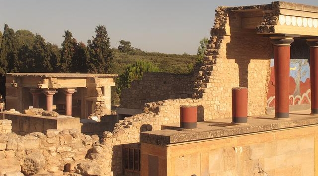 Les ruines de Cnossos, en Crète