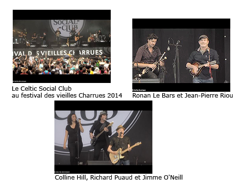 Photos du Celtic Social Club extraites de la vidéo du DVD  Edition Deluxe