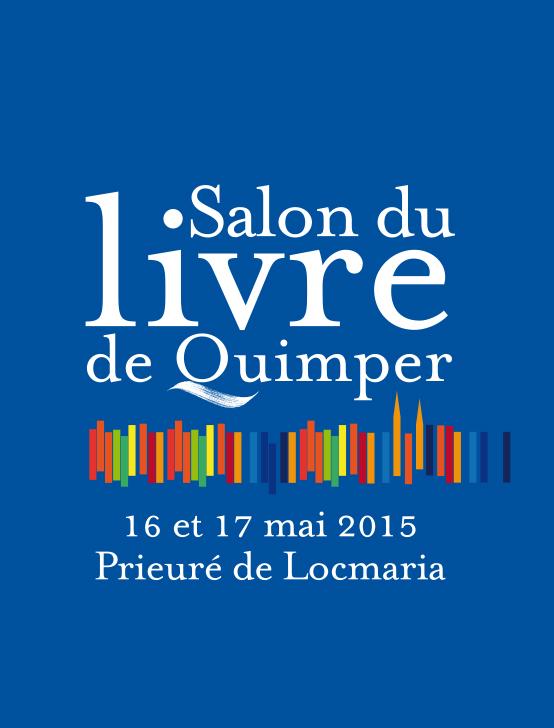 Affiche du Salon du Livre de Quimper 2015 - 1ère édition