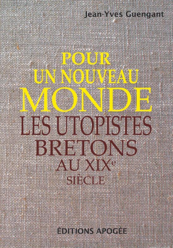 couverture du livre "Pour un nouveau monde" (J.-Y. Guengant)