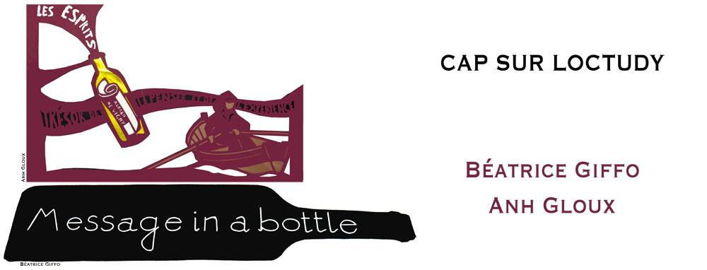 cap sur Loctudy, exposition Cabotage: une bouteille à la mer