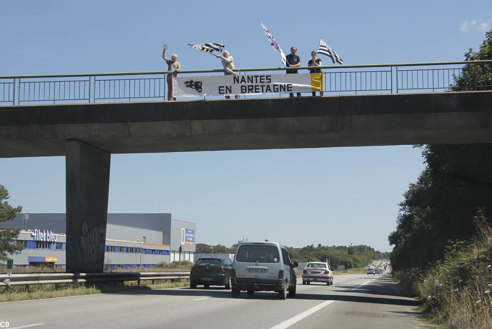 Opération "war ar pont" Kemper 1 août 2015