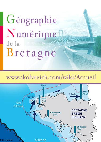 La page du site de la Géographie numérique de la Bretagne en ligne. La page du site de la Géographie numérique de la Bretagne en ligne.
