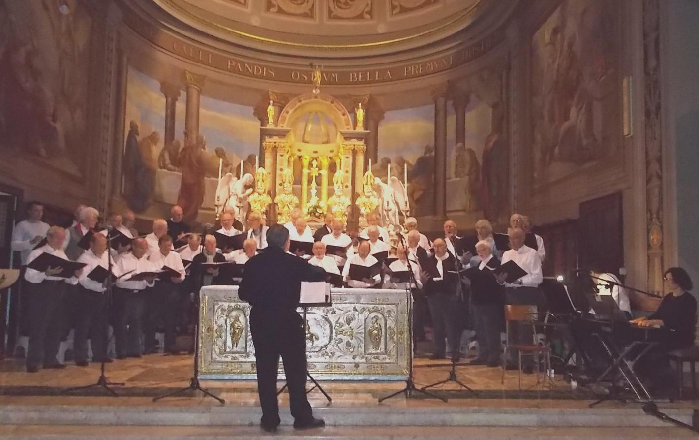 Mouezh Paotred Breizh en concert à Barzio (Italie)