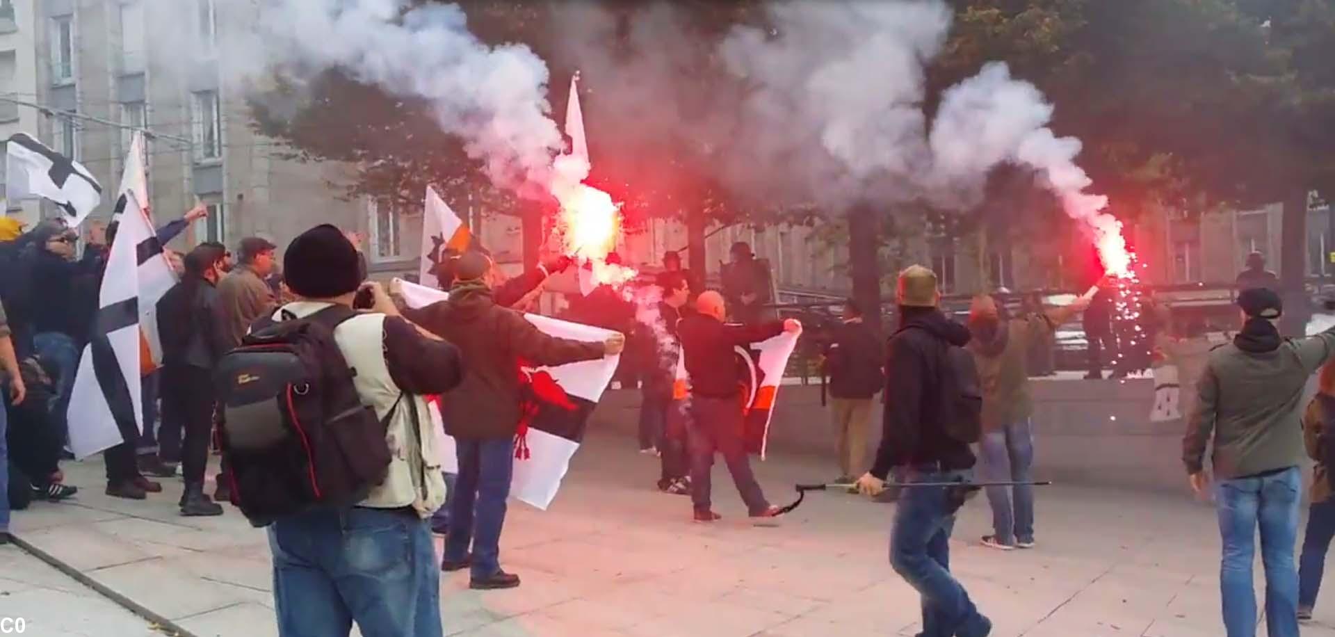 Manifestation à Brest pour la fermeture de la mosquée de Pontanézen