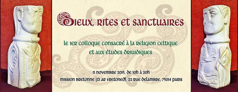 Colloque "Dieux, rites et sanctuaires"