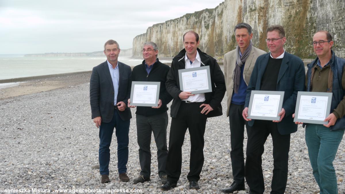 Jérôme LHEUREUX, Président de la section Lin et chanvre, Agrial, Union Seliance, Thierry Goujon, Directeur de Terre de lin, Brygo et Terre de lin