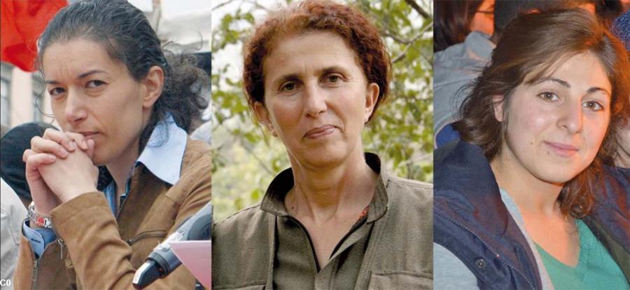 Sakine Cansiz, Fidan Dogan et Leyla Soylemez assassinées à Paris le 9 janvier 2013. (photo youtube)