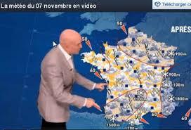 capture d'écran météo TF1. Image d'archive