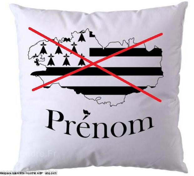 Le coussin B4 décrié (rayures rouges ajoutées par ABP).