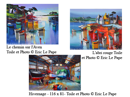 3 oeuvres d'Eric Le Pape