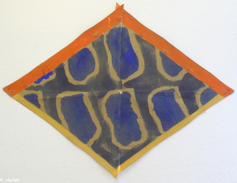 Claude VIALLAT 2015-287 Acrylique sur bache 130 x 171 cm